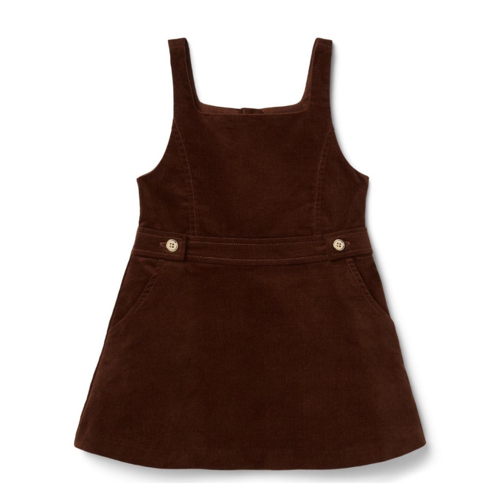 Janie and Jack Brown Corduroy Dress